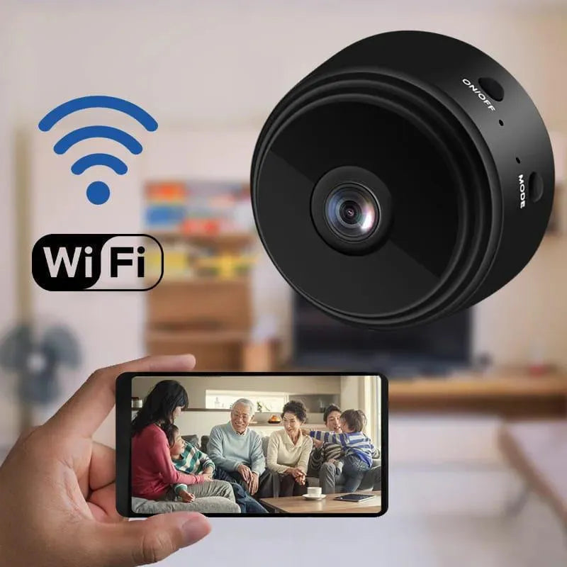 Mini Wifi Camera HD 1080P Night Vision Mobile Monitor