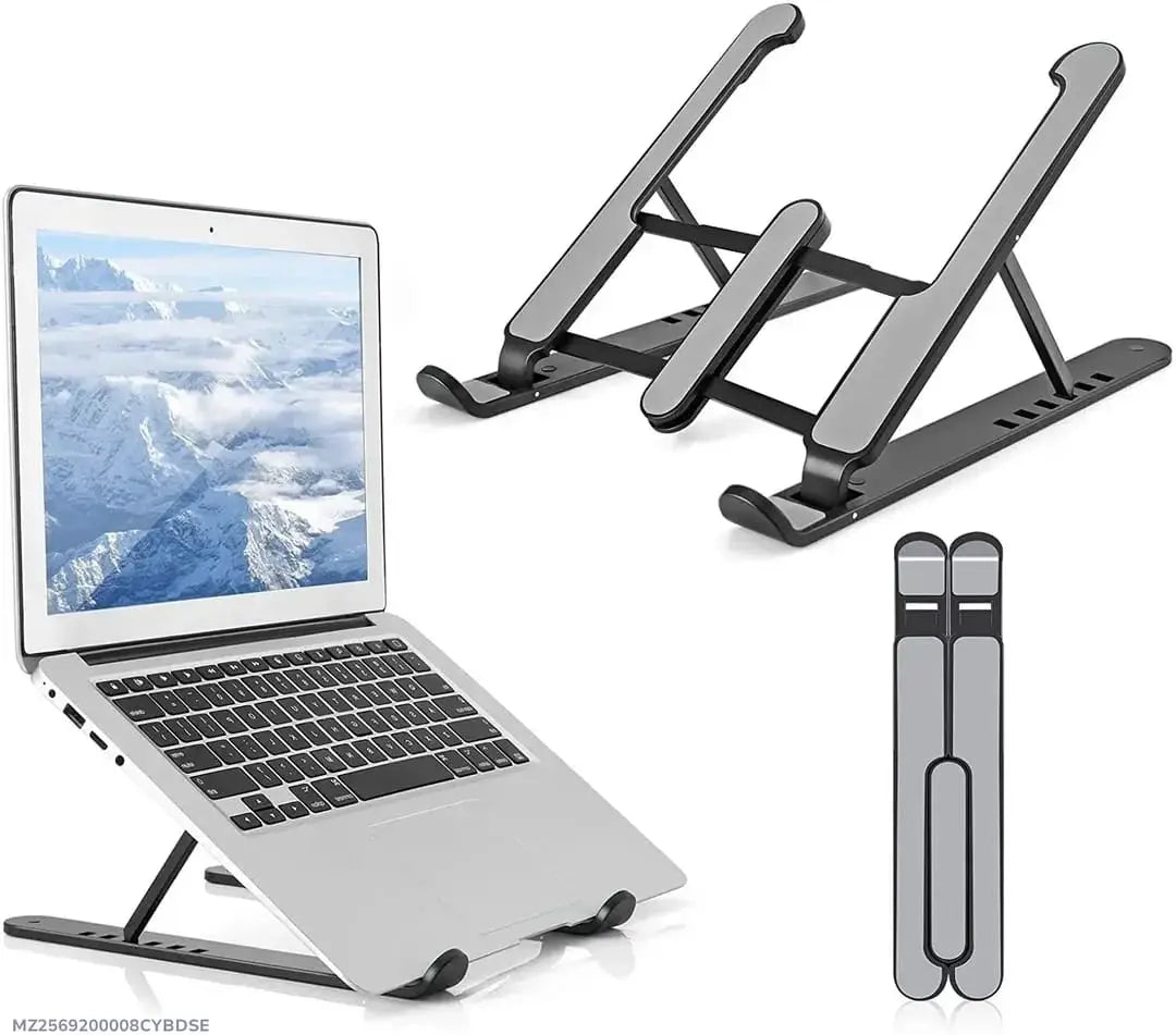 Adjustable Laptop Stand – Creative Folding Portable Storage Bracket for Desk & Office