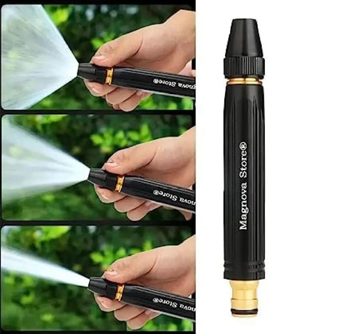 Black Adjustable Water Spray Nozzle for Car & Garden